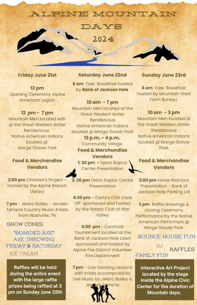 Mountain Days Poster 2024